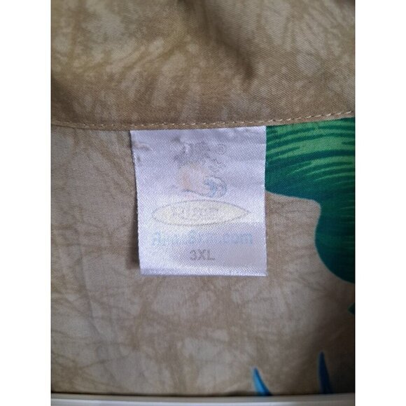 RIMA Men's 3XL Multicolor Tropical Floral Hawaiian Aloha Short Sleeve Shirt - Picture 2 of 7